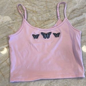 Hollister pink top